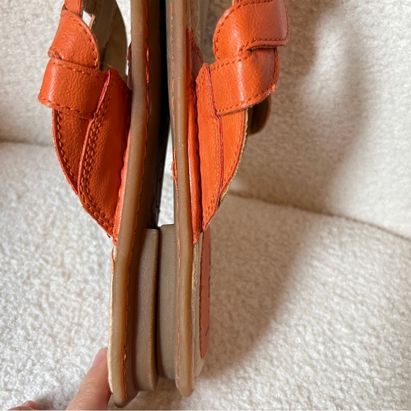 BOC Born Orange Braided Thong Sandals Flip Flops Women’s Size 9 - Picture 10 of 14